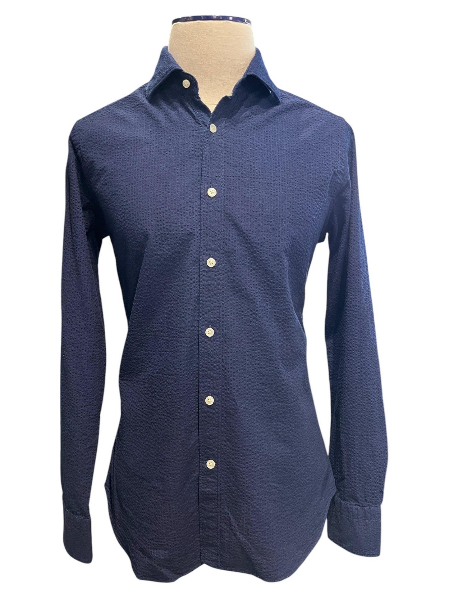 Stonewashed Seersucker Sport Shirt