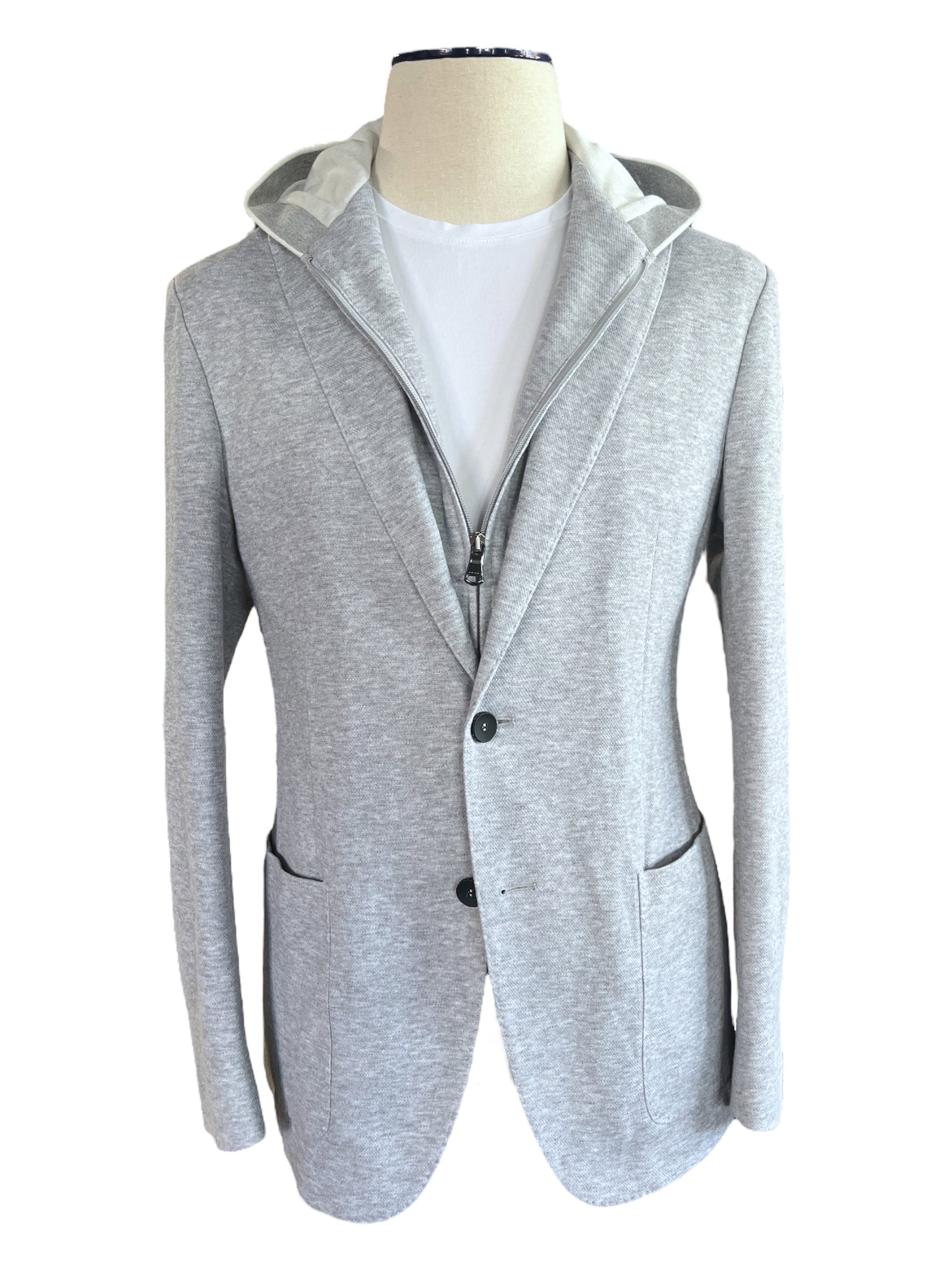 Fradi Hooded Knit Blazer