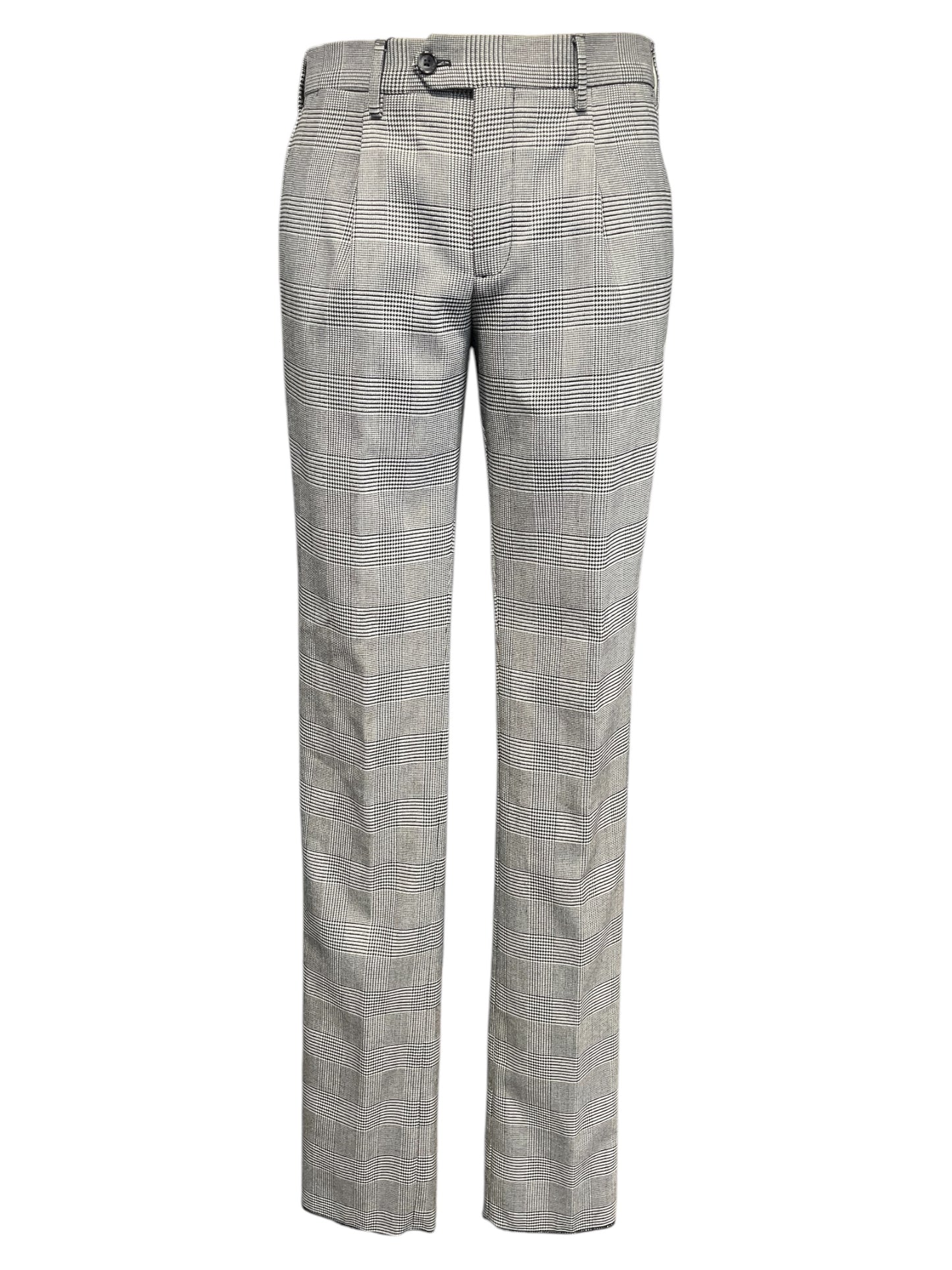 Glen Plaid Skinny Trouser