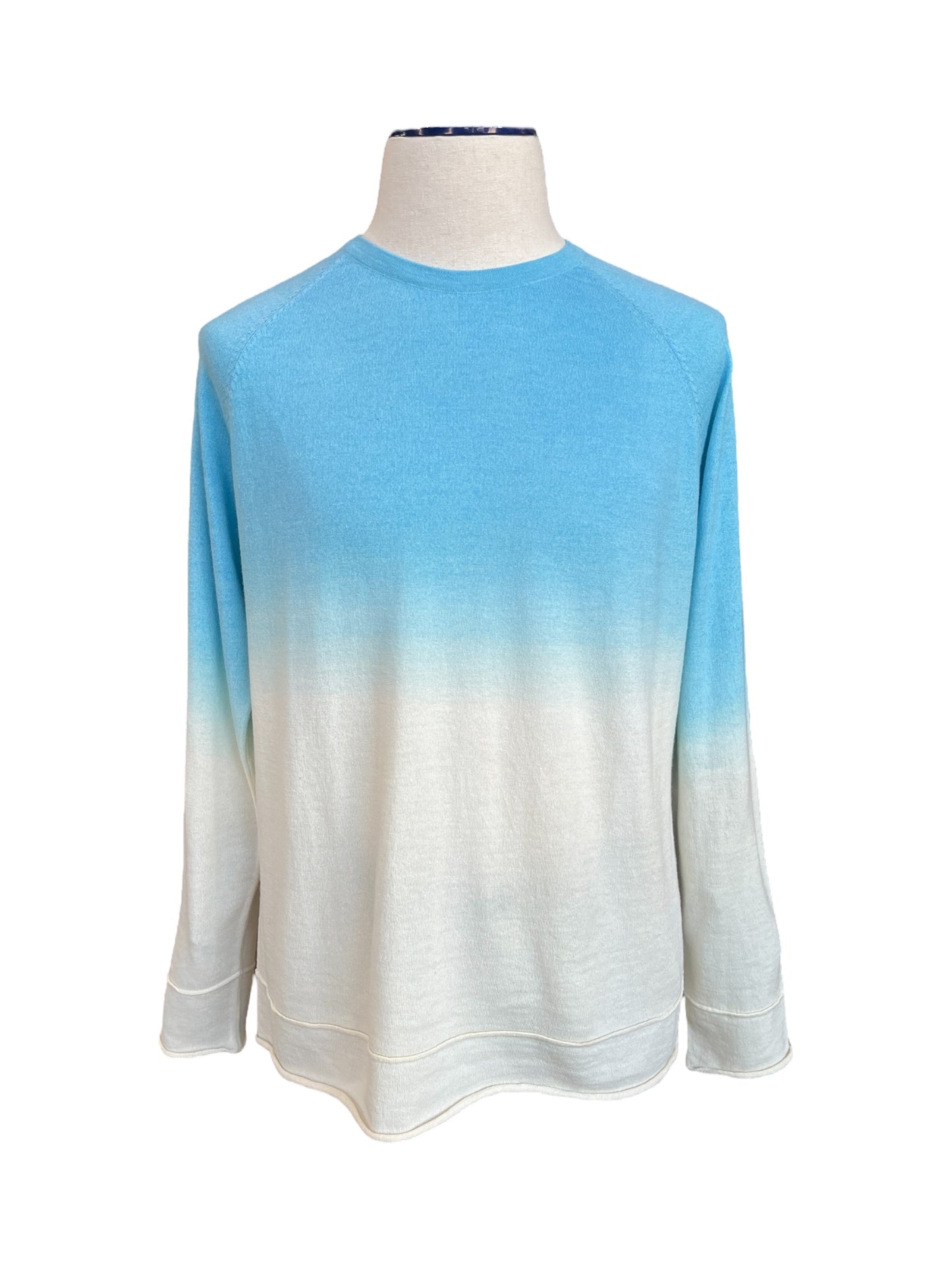 Merino Wool Hombre Dip Dyed Sweater