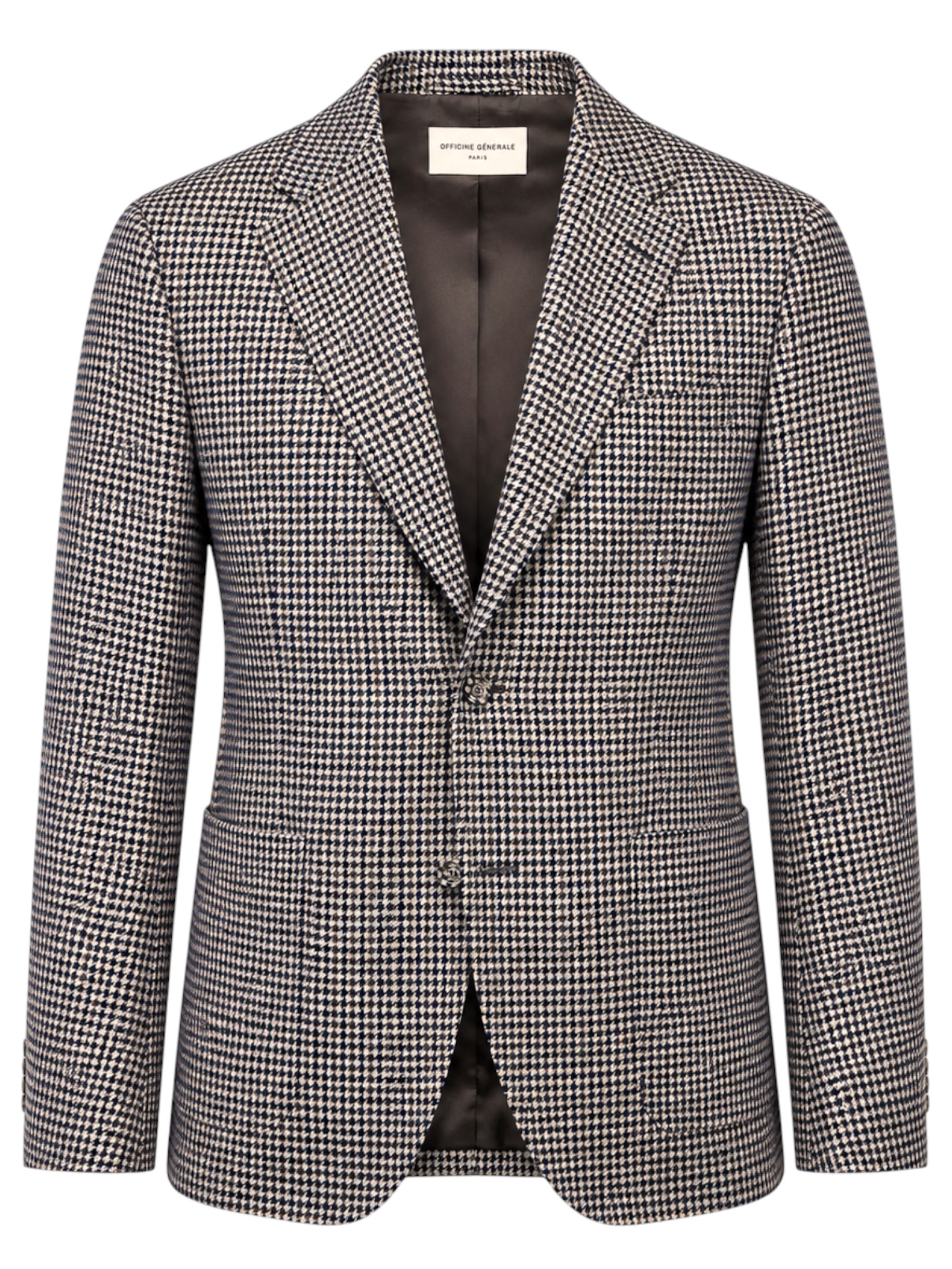 Houndstooth Wool Sport Jacket