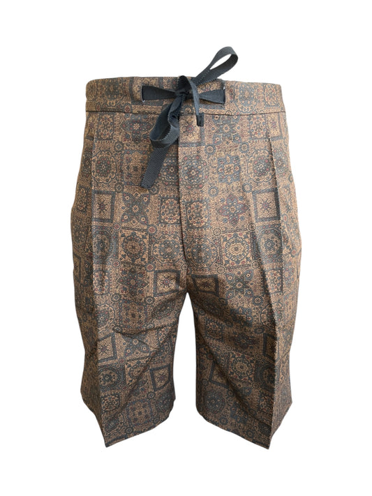 Tapestry Print Bermuda Short