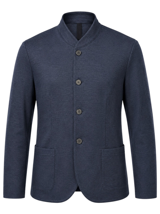 Superfine Merino Nehru Jacket