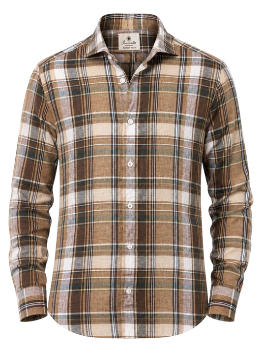 Plaid Linen Shirt