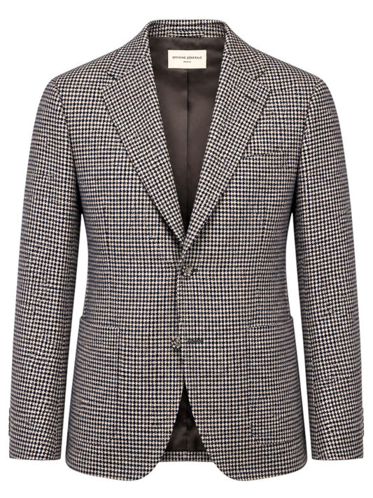 Houndstooth Wool Sport Jacket