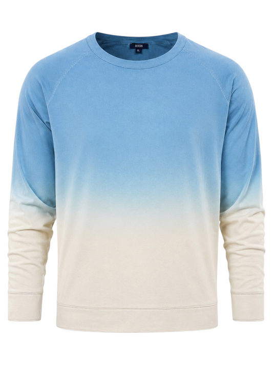 Merino Wool Hombre Dip Dyed Sweater