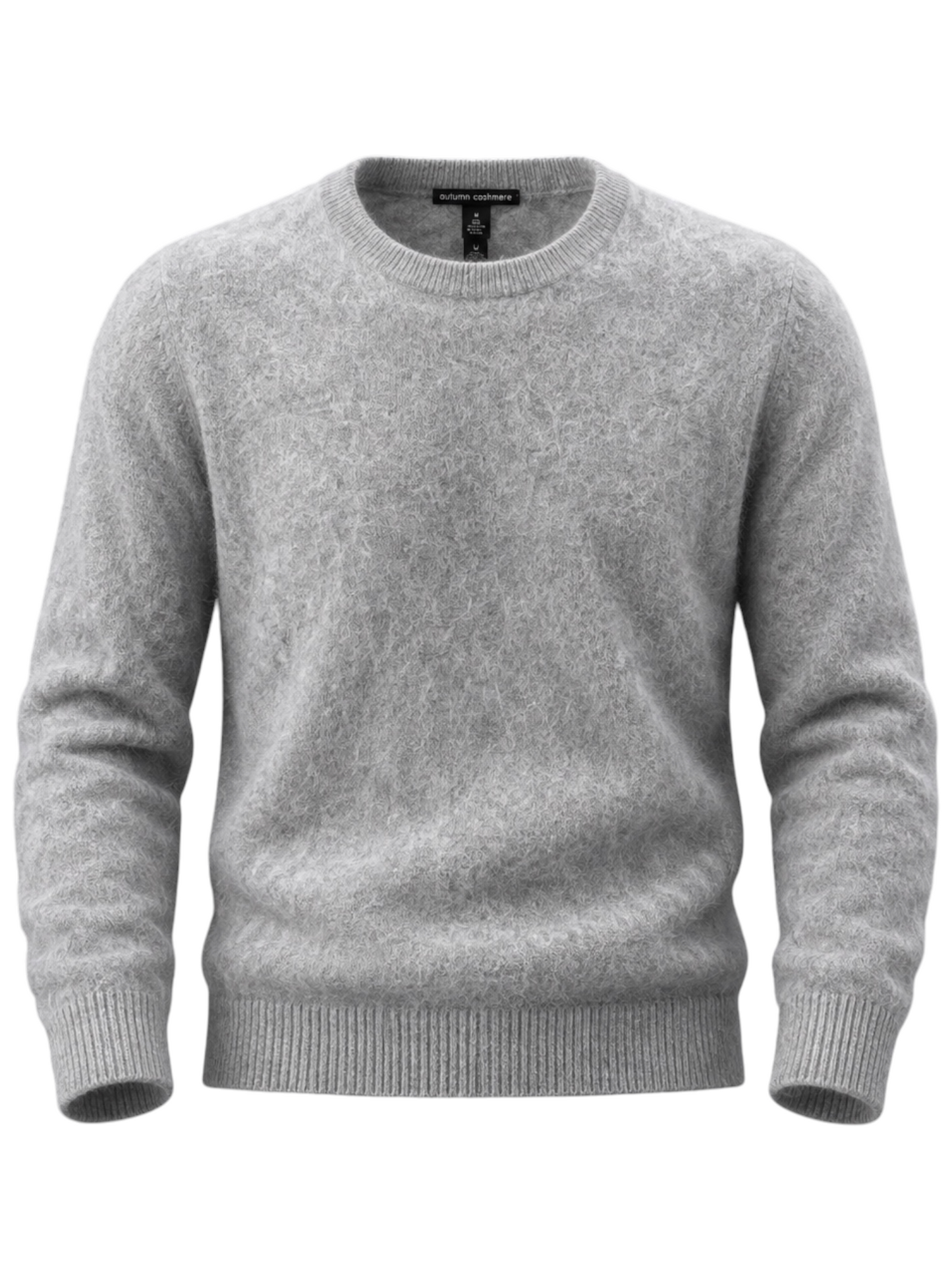 Brushed Cashmere Crew Neck Sweater